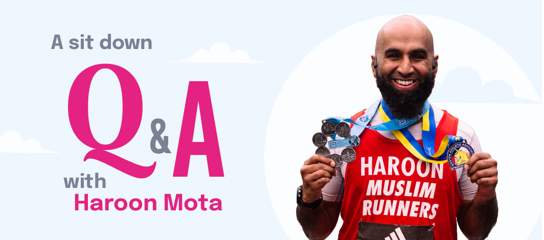 Featured image for Q&A with Marathon Man Haroon Mota